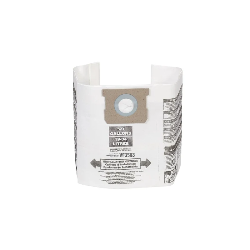 Ridgid 40153 High-Efficiency Dust Bags (VF3503)